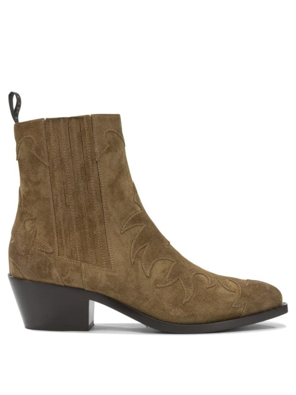 Sartore Velour 45 Mm Cowboy Ankle Boots IT 40 Women